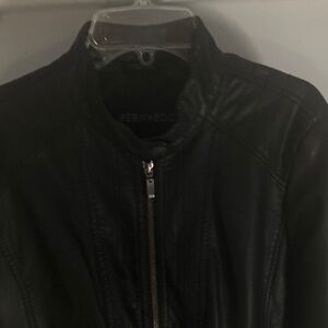 Bernardo Faux Leather Jacket Size M Excellent Condition